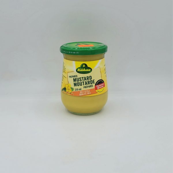 Kühne Prepared Mustard Deli Style, 250ml